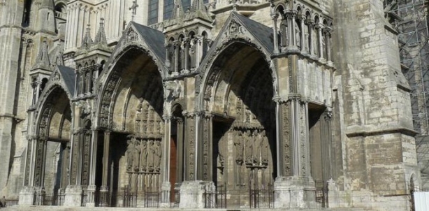 P�rtico sur de la Catedral de Chartres