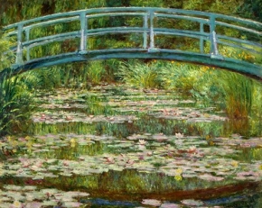 El estanque de las ninfeas y el puente japon�s, Monet