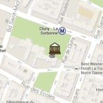 Clica aquí para conocer la Situación del Museo de la Edad Media en el Mapa de París Situación del Museo de la Edad Media en el Mapa de París