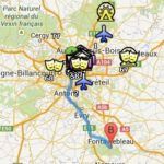 Clica aquí para conocer la Situación de Fontainebleau respecto a París Situación de Fontainebleau respecto a París