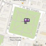 Clica para conocer la Situación de la Place des Vosges en el Mapa de París Situación de la Place des Vosges en el Mapa de París