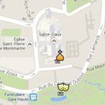 Clica aquí para conocer la Situación del Sacre Coeur en el Mapa de París Situación del Sacre Coeur en el Mapa de París