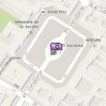 Situación de la Plaza Vendôme en el Mapa de París