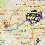 Clica aquí para conocer la Situación de Versalles respecto a París Situación de Versalles respecto a París